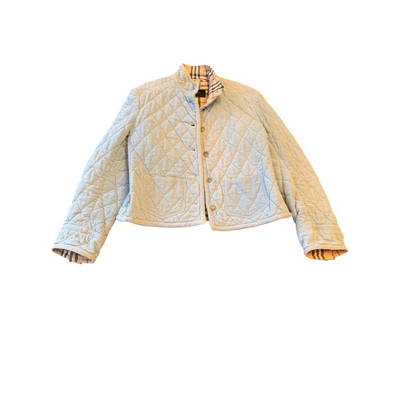 Burberry Jackets & Blazers - Burberry Quilted Jacket Beige Classic Check Lining Made in England Women's